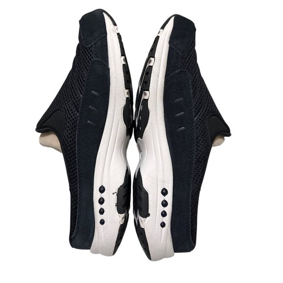 NEW Easy Spirit Traveltime Slip On Walking Sneaker Clog Mule Black Suede Sz 9.5 - Picture 9 of 9